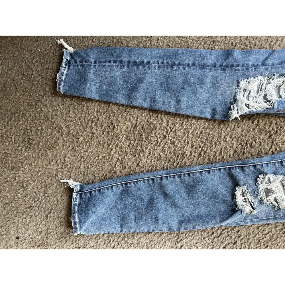 American Eagle AEO Distressed  Size 6 Mom Jean Jeggings - Picture 4 of 12